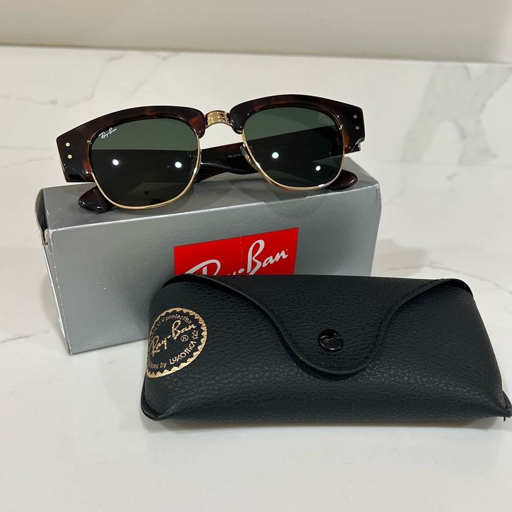 Ray-Ban Mega Clubmaster Tortoiseshell Sunglasses